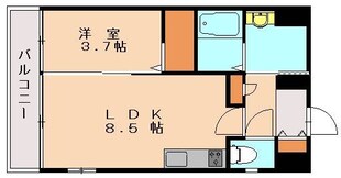 グランドハイツ黒崎の物件間取画像